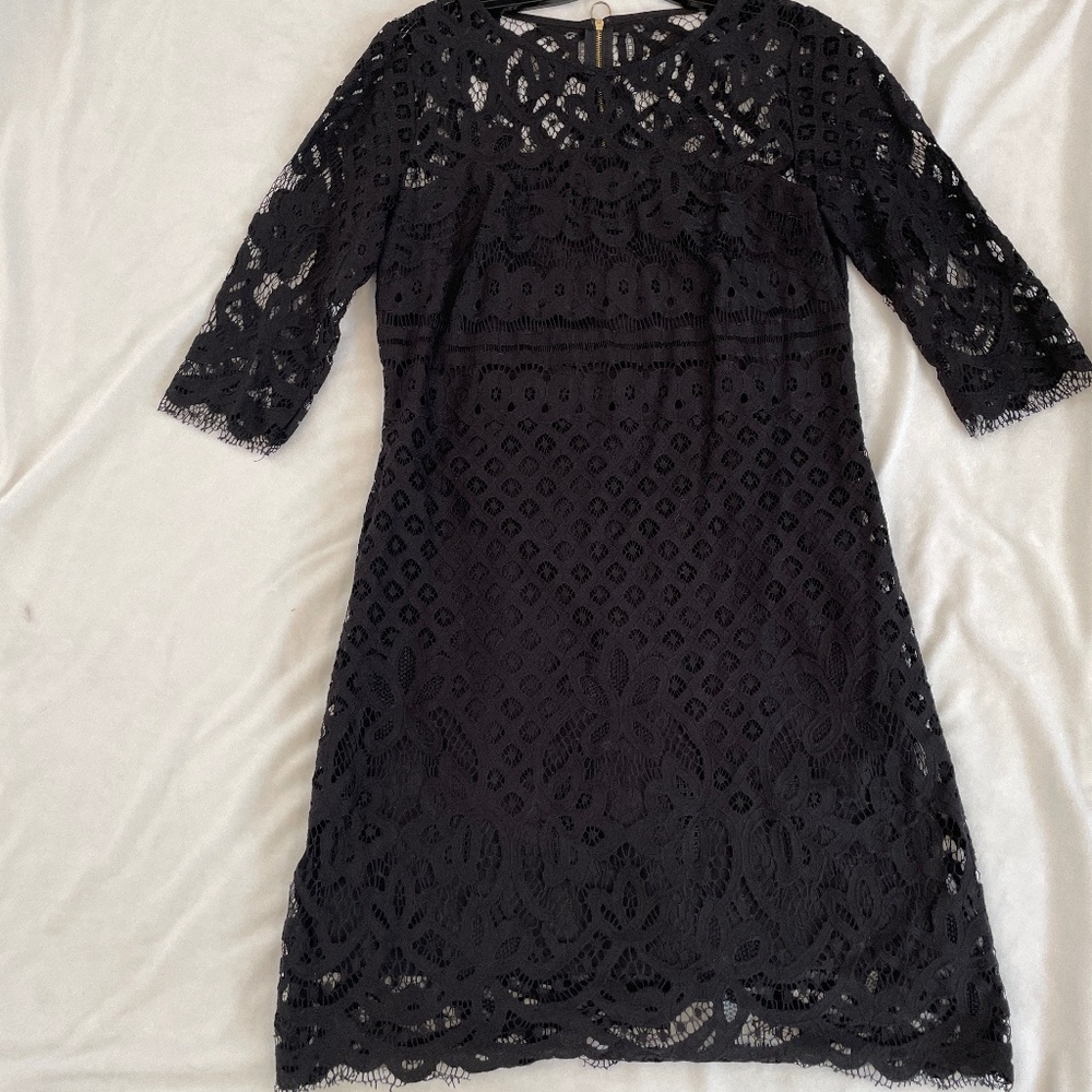 Black lace dress